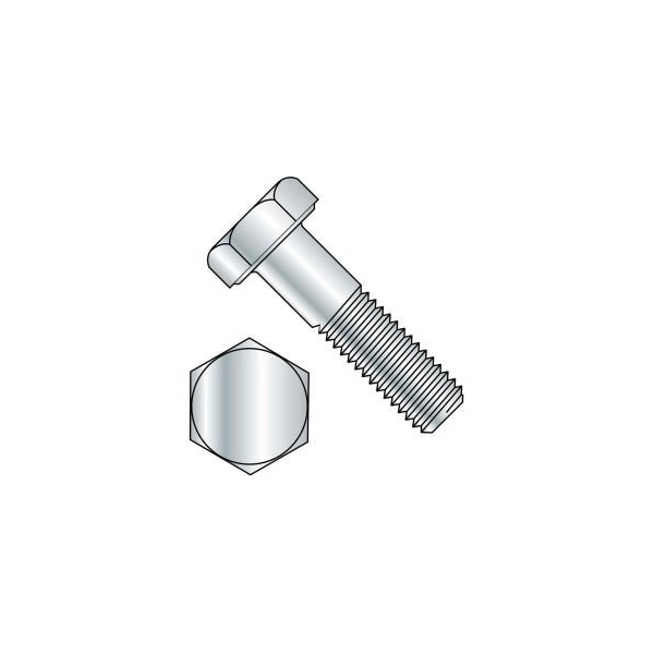 Brighton-Best Grade A307, 3/8"-16 Hex Head Cap Screw, Zinc Plated Steel, 2-1/2 in L 494053 - main